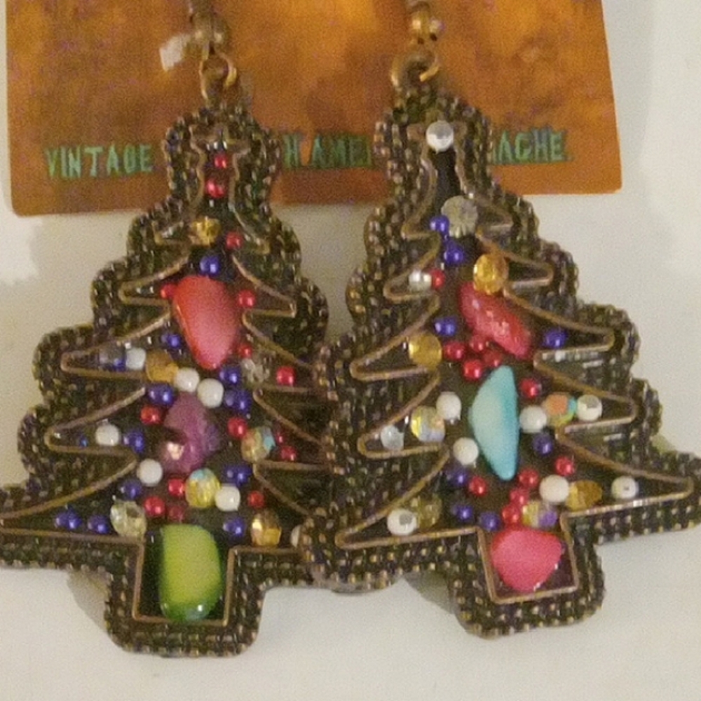 Southern Junkie Colorful Tree Earrings